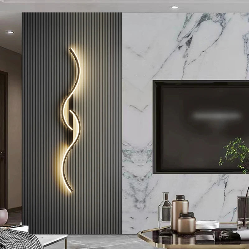 Modern LED Wall Lamp – Minimalist Bedside & Living Room Wall Sconce Light